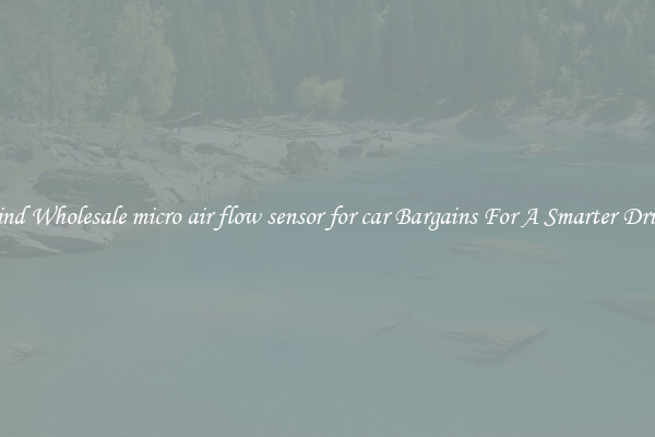 Find Wholesale micro air flow sensor for car Bargains For A Smarter Drive