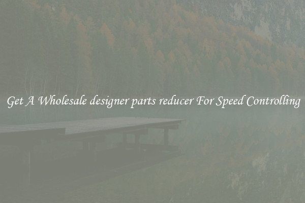 Get A Wholesale designer parts reducer For Speed Controlling