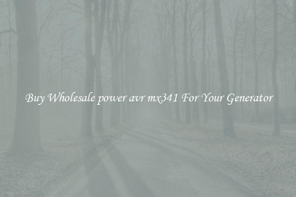 Buy Wholesale power avr mx341 For Your Generator