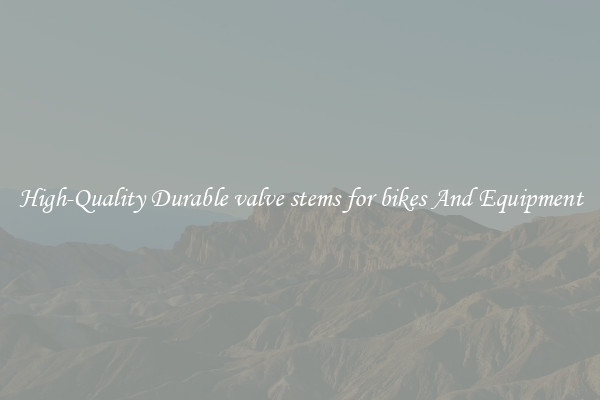High-Quality Durable valve stems for bikes And Equipment