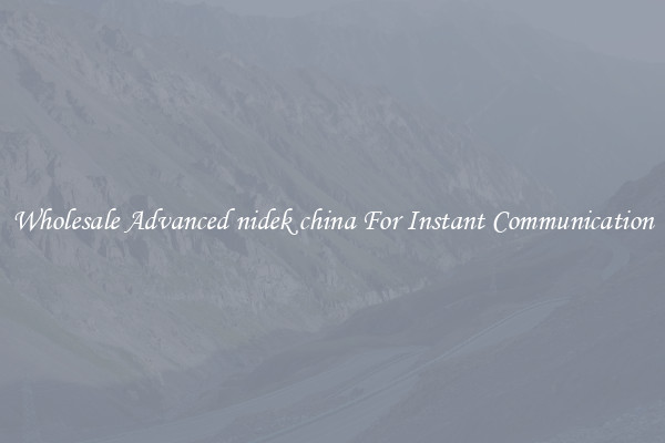 Wholesale Advanced nidek china For Instant Communication