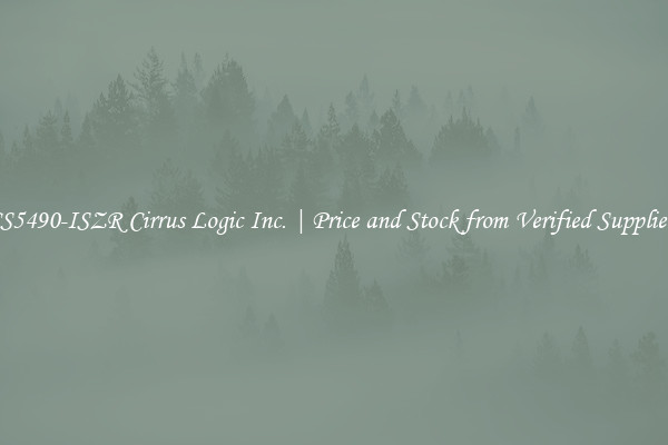 CS5490-ISZR Cirrus Logic Inc. | Price and Stock from Verified Suppliers