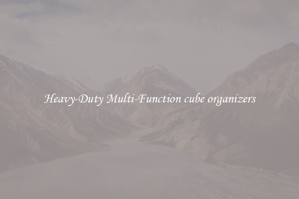 Heavy-Duty Multi-Function cube organizers