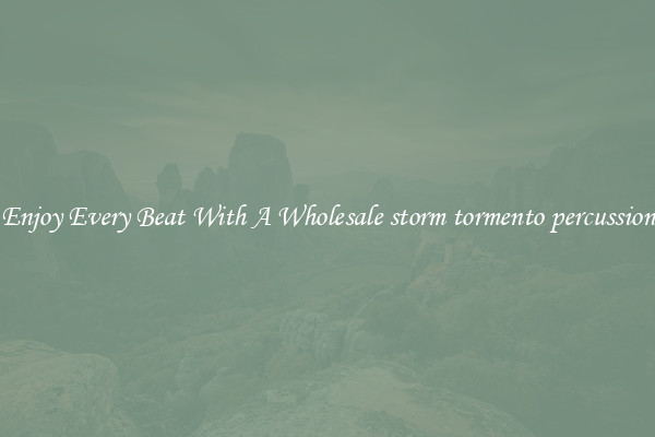 Enjoy Every Beat With A Wholesale storm tormento percussion