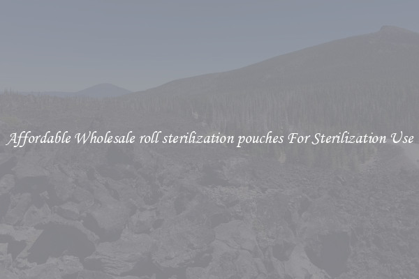 Affordable Wholesale roll sterilization pouches For Sterilization Use