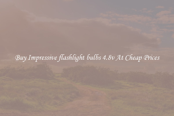 Buy Impressive flashlight bulbs 4.8v At Cheap Prices